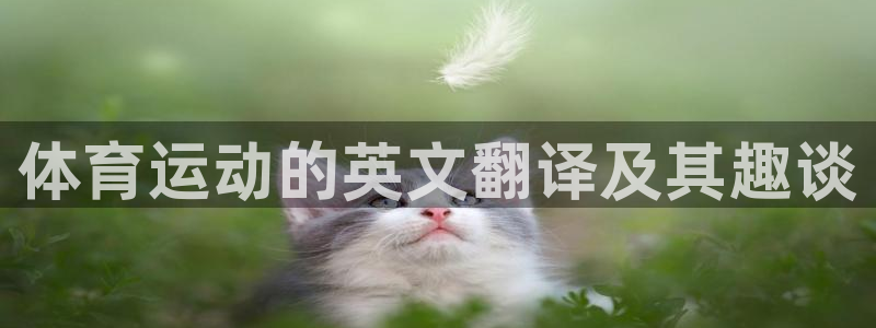 米兰体育官方正版app娱乐首页网站大全：体育运动的英